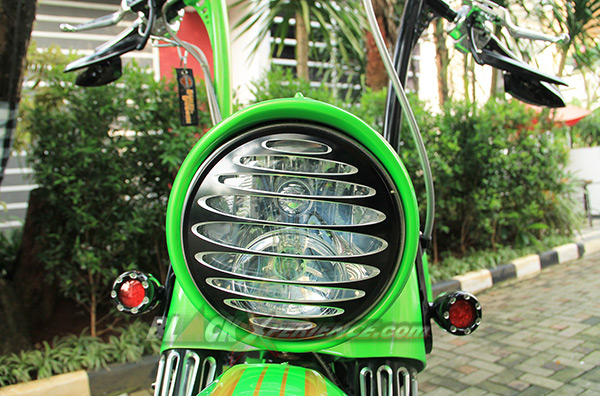 Cover headlamp custom