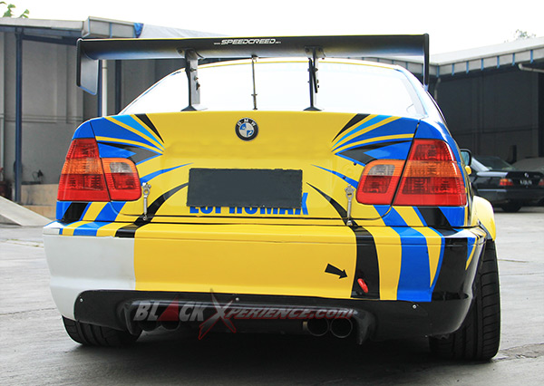 Tampang belakang BMW E46 WTCC Lupromax
