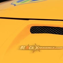 Air scoop at engine hood