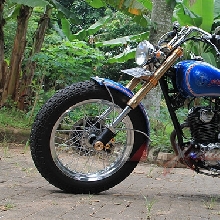 Sisi samping Honda Tiger chopper 