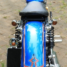 Stripes airbrush spakbor belakang senada dengan depan