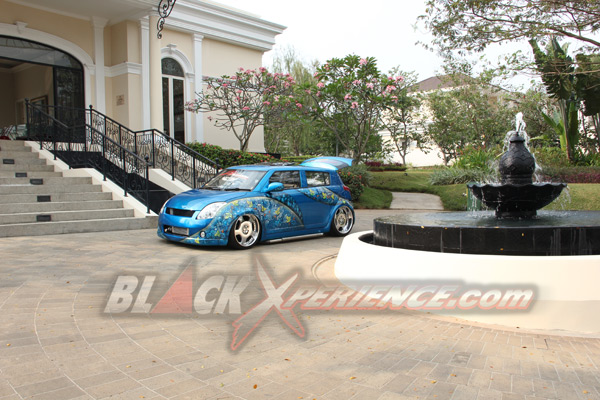 Turbo Kit Zage Melengkapi Modifikasi Swift Batik Khas Nusantara