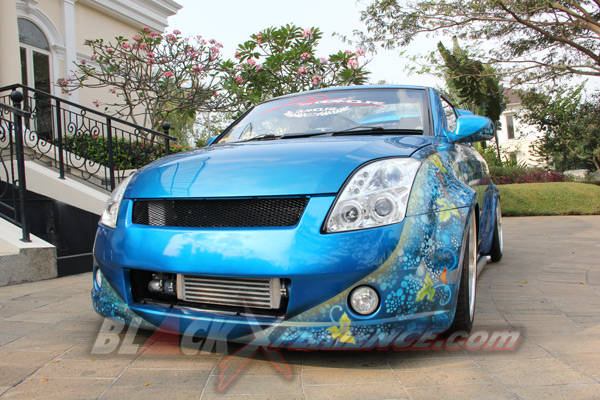 Turbo Kit Zage Melengkapi Modifikasi Swift Batik Khas Nusantara