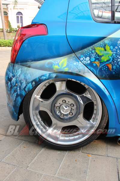 Turbo Kit Zage Melengkapi Modifikasi Swift Batik Khas Nusantara