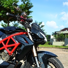 Suspensi depan up side down