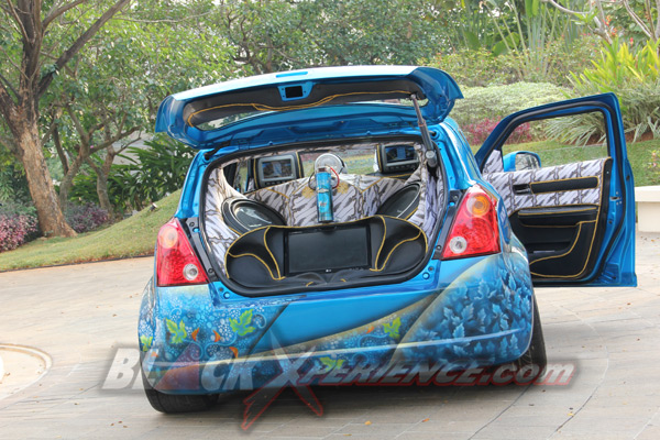 Turbo Kit Zage Melengkapi Modifikasi Swift Batik Khas Nusantara