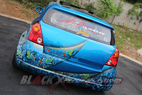 Turbo Kit Zage Melengkapi Modifikasi Swift Batik Khas Nusantara