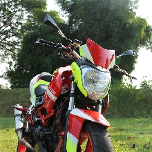 Honda CS1 modifikasi bergaya street fighter