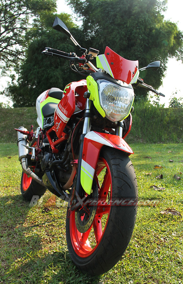 Honda CS1 modifikasi bergaya street fighter
