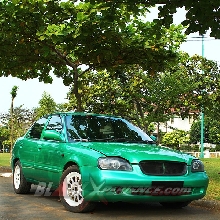 Suzuki Baleno tahun 2000 drag race