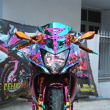 Kawasaki Ninja250 Chrome Spray Sengaja Didesain Untuk Wanita