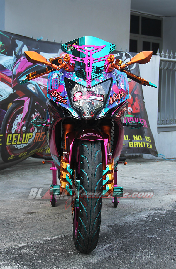 Kawasaki Ninja250 Chrome Spray Sengaja Didesain Untuk Wanita