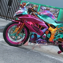 Kawasaki Ninja250 Chrome Spray Sengaja Didesain Untuk Wanita