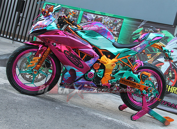 Kawasaki Ninja250 Chrome Spray Sengaja Didesain Untuk Wanita