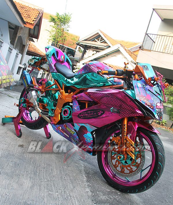 Kawasaki Ninja250 Chrome Spray Sengaja Didesain Untuk Wanita