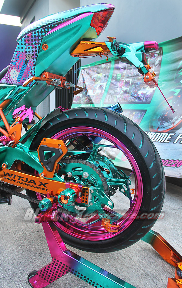 Kawasaki Ninja250 Chrome Spray Sengaja Didesain Untuk Wanita