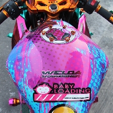 Kawasaki Ninja250 Chrome Spray Sengaja Didesain Untuk Wanita