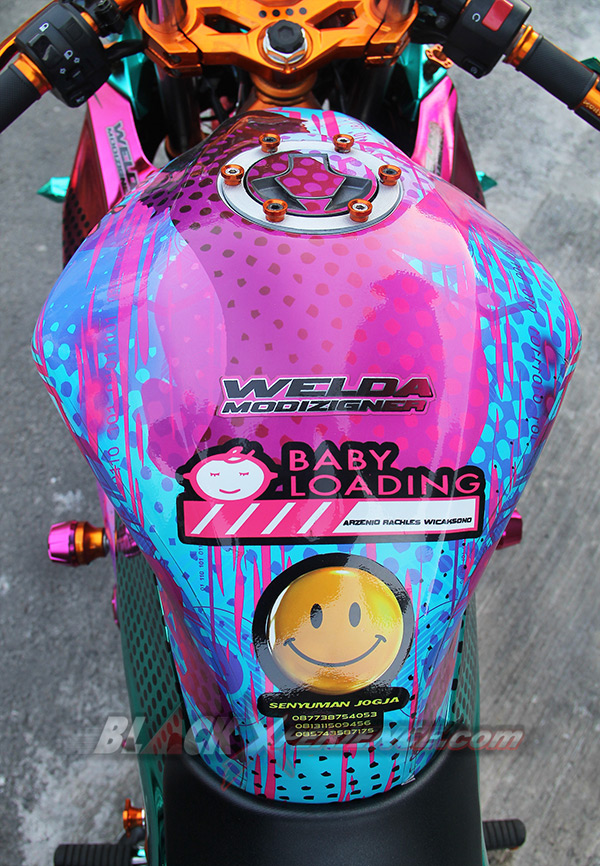 Kawasaki Ninja250 Chrome Spray Sengaja Didesain Untuk Wanita