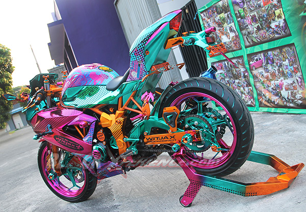 Kawasaki Ninja250 Chrome Spray Sengaja Didesain Untuk Wanita