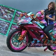 Kawasaki Ninja250 Chrome Spray Sengaja Didesain Untuk Wanita