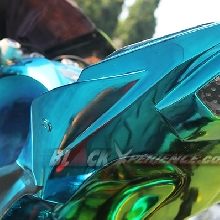 Spray chrome bikin warna jadi mengkilap