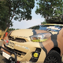 Siapa tak melirik bilang melihat tampang depan Sirion Adventure ini?