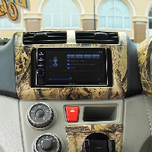 Dashboard ikut dilapis rubber paint