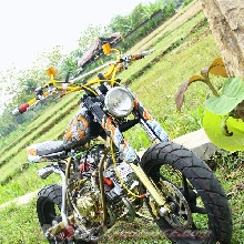 Foto session dengan pemandangan alam desa Purbalingga