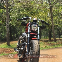 Tampang depan Harley-Davidson Sportster to be Fourty Eight
