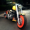 Harley-Davidson Softail Terinspirasi Ghost Rider