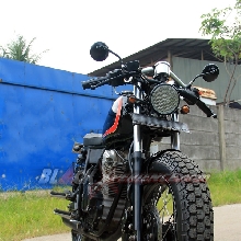 Tampang depan  Yamaha Scorpio tracker