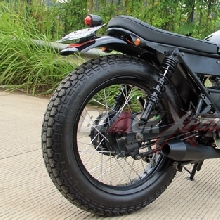 Sisi belakang Yamaha Scorpio tracker