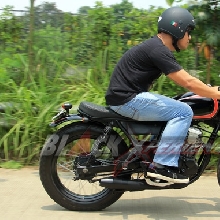 Test ride Yamaha Scorpio tracker oleh bike owner