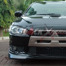 Grill & spoiler lip kepunyaan Mitsubishi Lancer Evolution X 