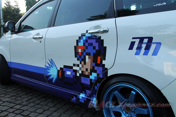 Cutting sticker bertema Mega Man, tokoh game dalam Nintendo