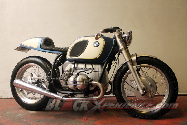 Modifikasi motor BMW R75/5 cafe racer