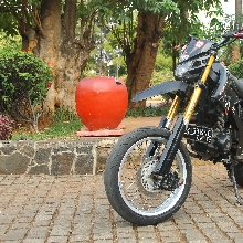 Honda Megapro ala Supermoto