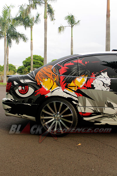 Aristo Andrew Tampil Sporty Berbalur Cutting Sticker Death Note