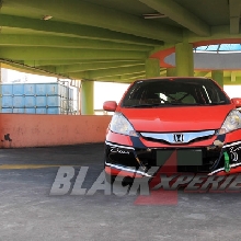 Tampilan depan Honda Jazz GE8 racing stye