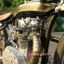 Knalpot custom seperti kulit ular