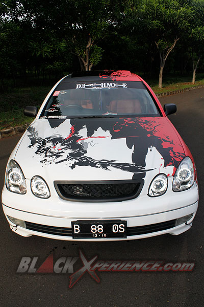 Aristo Andrew Tampil Sporty Berbalur Cutting Sticker Death Note