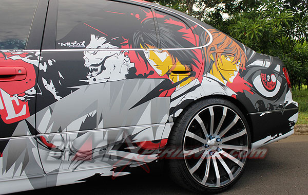 Aristo Andrew Tampil Sporty Berbalur Cutting Sticker Death Note