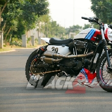 Modifikasi scrambler Harley-Davidson Sportster 883 by BMS