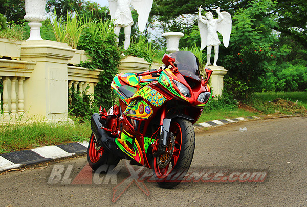 Witjak Ekspresikan Diri dengan Ninja 250