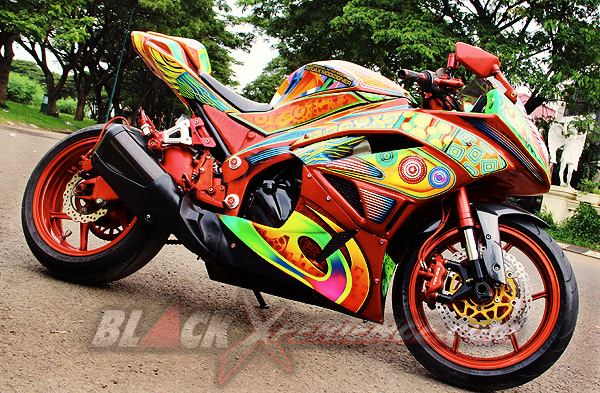 Witjak Ekspresikan Diri dengan Ninja 250