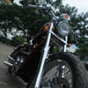 H-Three Custom Kentalkan Aura Chopper di Honda VT 650