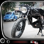 'Macan Hitam' Bergaya Cafe Racer