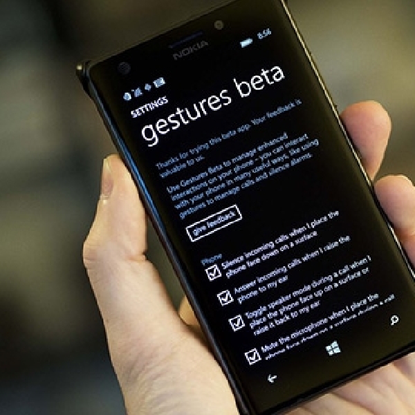 Fitur Terima Telepon Baru Di Windows Phone Tanpa Menyentuh Layar