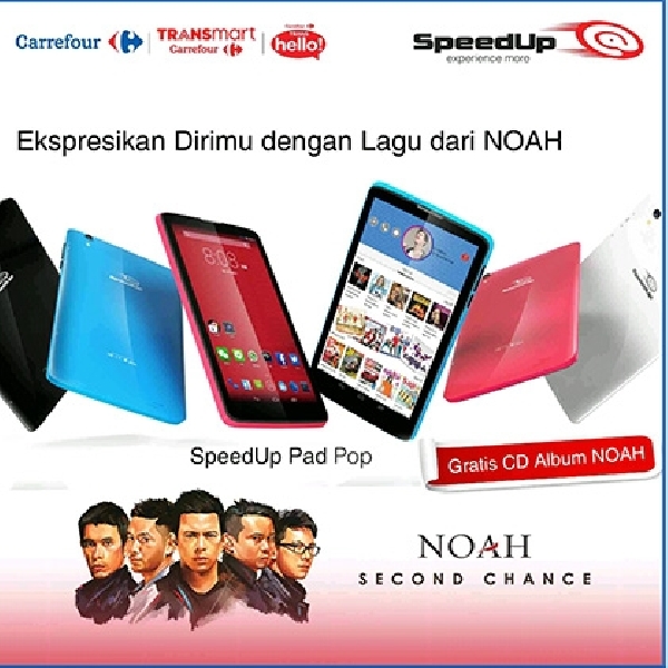 SpeedUp Pad Pop Hadir Bundling Eksklusif Album Noah Second Chance