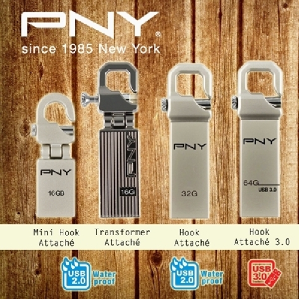 PNY Rilis Beragam USB Flash Drive Hook Series